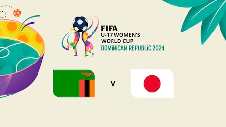Zâmbia x Japão | Grupo D | Copa do Mundo Feminina Sub-17 da FIFA República Dominicana 2024™ | Jogo completo