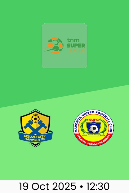 Mzuzu City Hammers FC v Karonga United | TNM Super League 2025