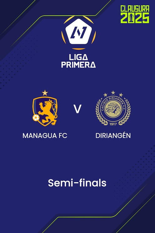 Managua FC - Diriangén | Halbfinale | Liga Primera 2024/25 | Spiel in voller Länge