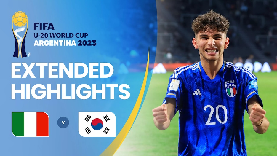 Italia vs República de Corea | Semifinales | Copa Mundial Sub-20 de la FIFA Argentina 2023™ | Highlights Extendidos