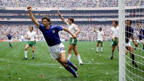 Das Tor von Alessandro Altobelli 43' | Bulgarien - Italien | FIFA Fussball-Weltmeisterschaft Mexico 1986™