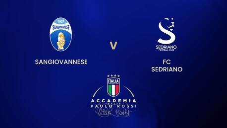 ASD Sangiovannese - FC Sedriano | Memorial Paolo Rossi 2024 | Spiel in voller Länge