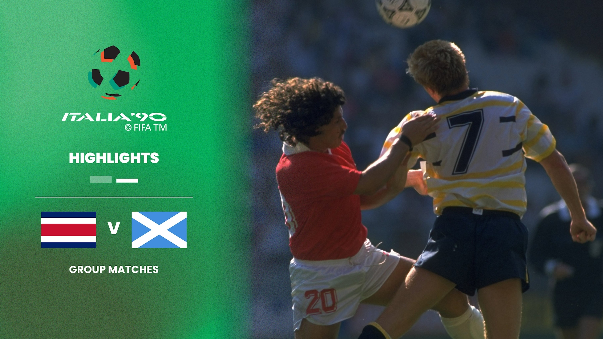 Costa Rica v Scotland | Group C | 1990 FIFA World Cup Italy™ | Highlights