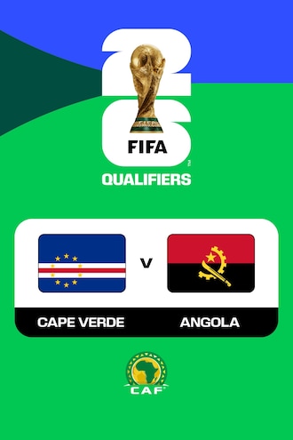 Cabo Verde vs Angola, Primera ronda de las Eliminatorias de la CAF, Grupo  D, Copa Mundial de la FIFA 26™, Streaming en vivo