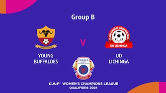 Young Buffaloes FC x UD Lichinga | Fase de grupos | CAF Women’s Champions League | COSAFA Qualifier 2024| Jogo completo