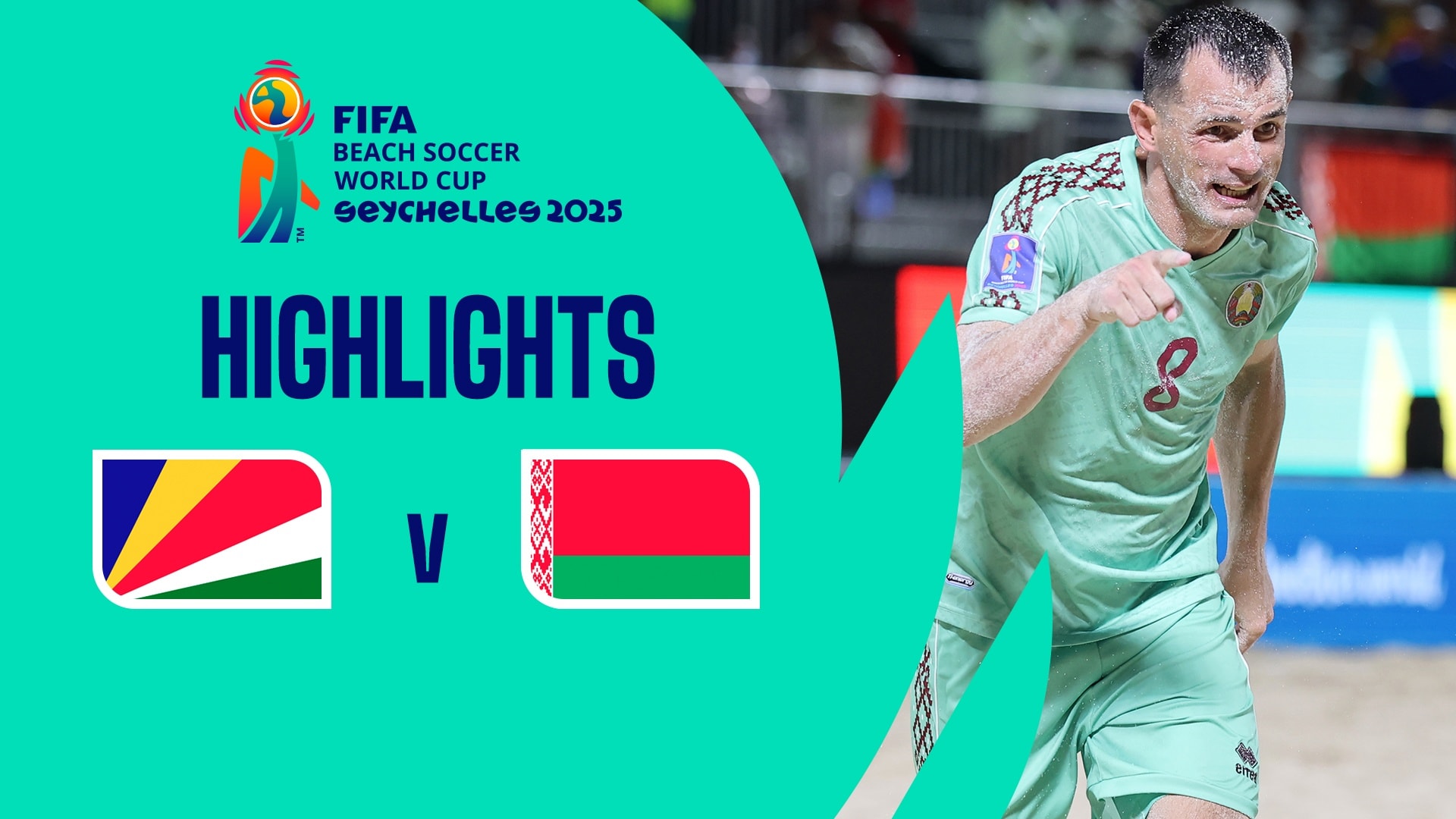 Seychellen - Belarus | Gruppe A | FIFA Beach-Soccer-Weltmeisterschaft Seychellen 2025™ | Highlights