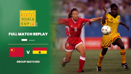 VR China - Ghana | Gruppe D | FIFA Frauenfussball-Weltmeisterschaft USA 1999™ | Spiel in voller Länge