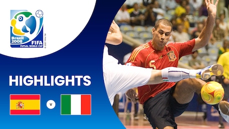 Spanien - Italien | Halbfinale | FIFA Futsal-Weltmeisterschaft Brasilien 2008™ | Highlights