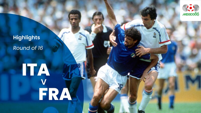 Italy v France Round of 16 1986 FIFA World Cup Mexico™ Highlights
