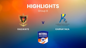 Railways v Karnataka | Group B | Santosh Trophy | Highlights