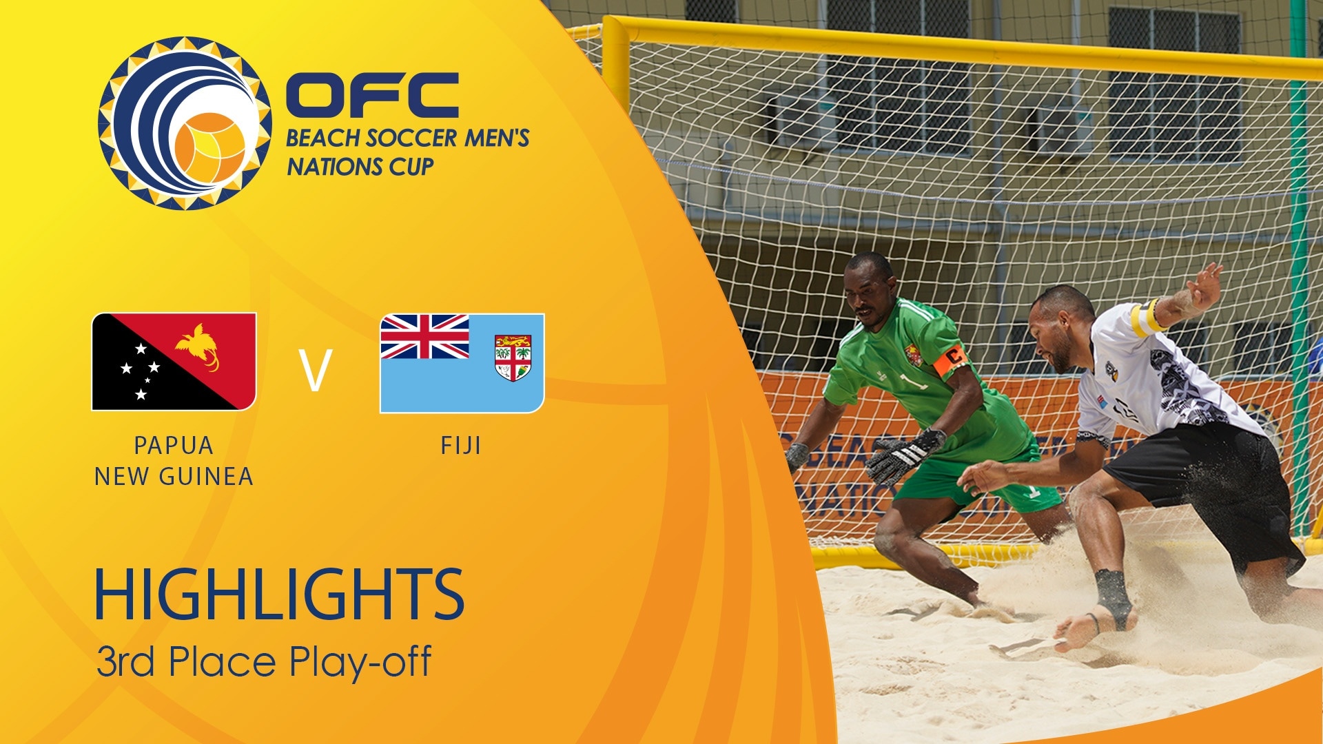 Papua Nuova Guinea - Figi | Finale per il terzo posto | OFC Beach Soccer Men's Nations Cup | Highlights