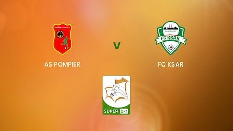 AS Pompier - FC KSAR | Super D-1 2024/25 | Mauritania | Match complet