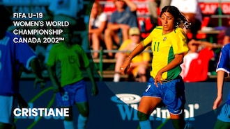 Cristiane aos 17 anos | Copa do Mundo FIFA Feminina Sub-19 de 2002, no Canadá
