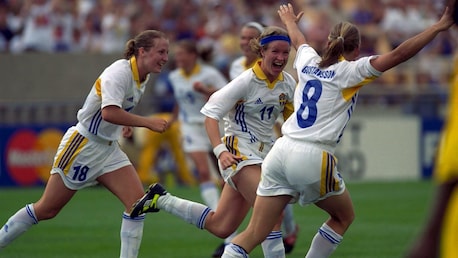 Victoria Svensson Goal 86' | Ghana v Sweden | FIFA Women's World Cup USA 1999™