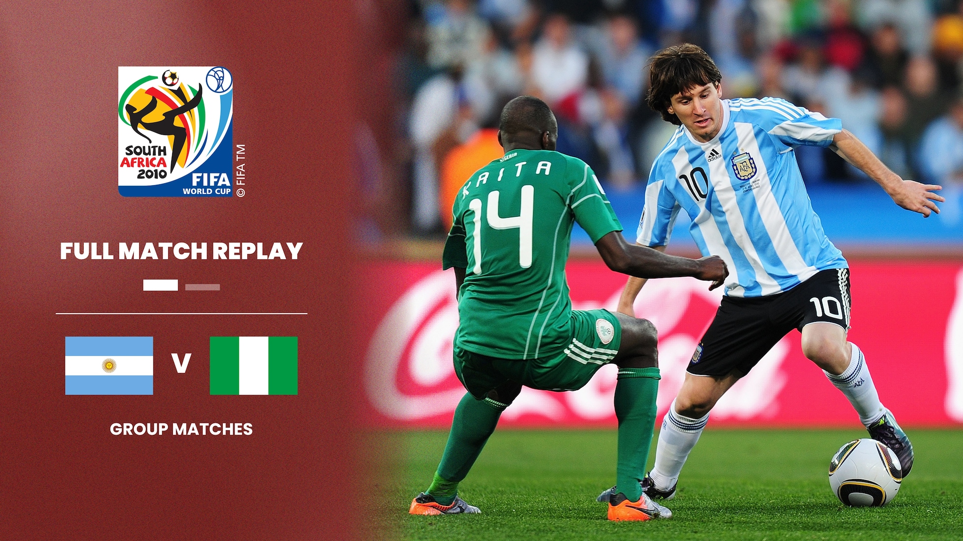 Argentine - Nigeria | Groupe B | Coupe du Monde de la FIFA, Afrique du Sud 2010™ | Match complet