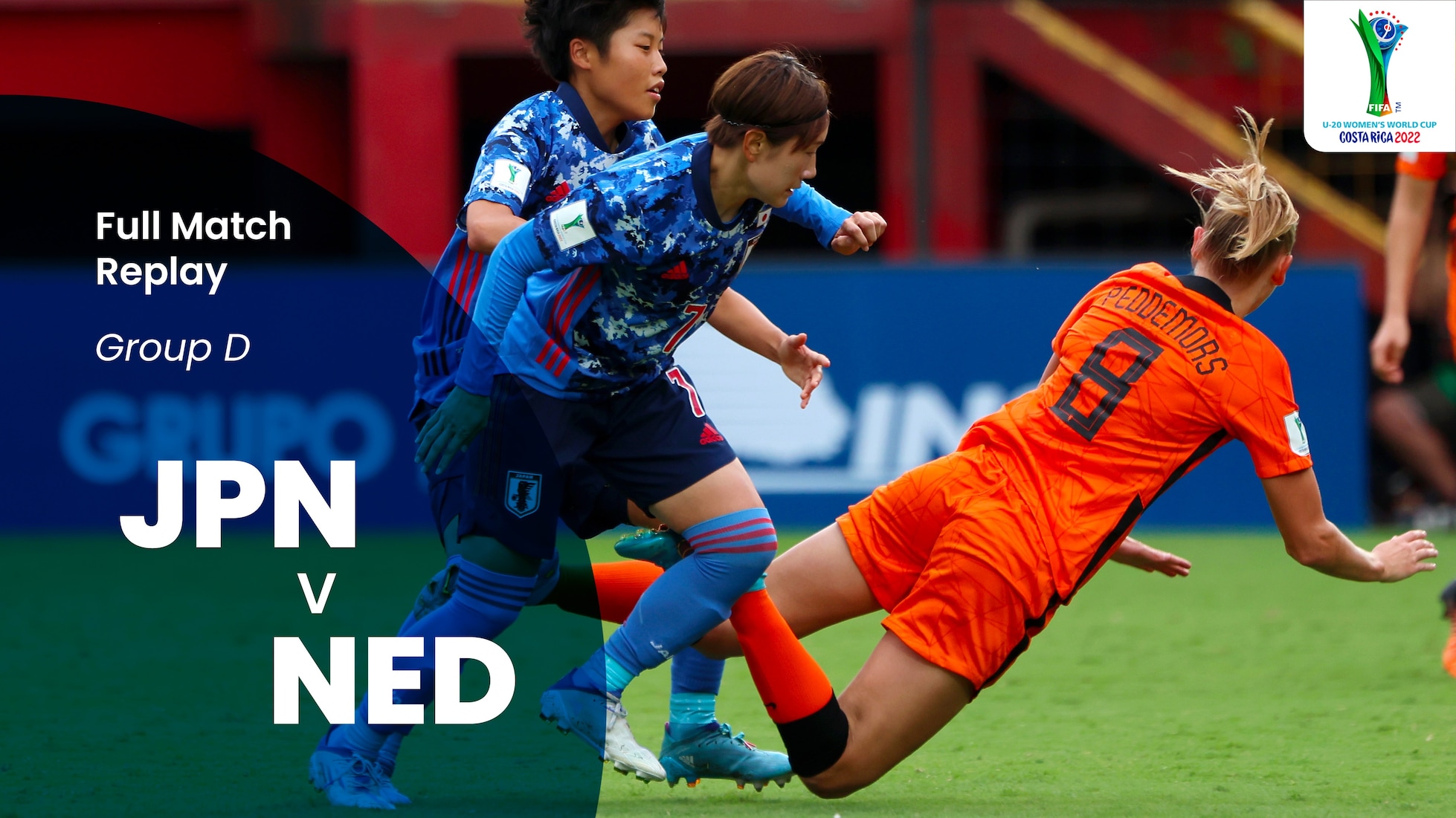 Giappone - Olanda | Gruppo D | Coppa del Mondo femminile FIFA Under 20 Costa Rica 2022 | Match completo