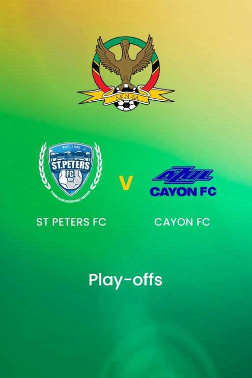 Saint Peters FC - Cayon FC | Play-offs | Premier League | Saint-Christophe-et-Niévès | Match complet