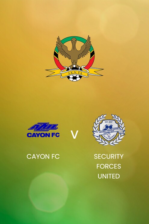Cayon FC x Security Forces United | SKNFA Premier League 2025 | Jogo completo