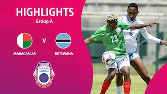 Madagascar - Bostwana | Phase de groupes | HOLLYWOODBETS COSAFA Women's Championship 2024 | Résumé vidéo