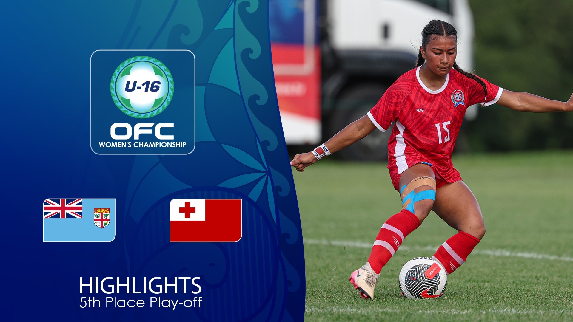 Fiji - Tonga | Match pour la 5e place | Championnat Féminin U-16 de l'OFC 2025 | Résumé vidéo