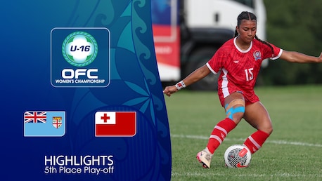 Fiji - Tonga | Spiel um Platz 5 | OFC U-16 Frauenmeisterschaft 2025 | Highlights