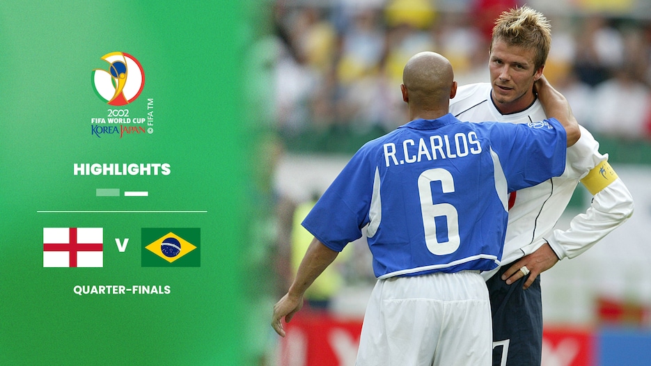 Inglaterra x Brasil | Quartas de final | Copa do Mundo FIFA de 2002, em Japão e Coreia | Melhores momentos