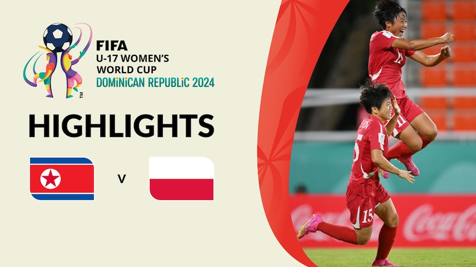 Korea DPR v Poland | Quarter-finals | FIFA U-17 Women's World Cup Dominican Republic 2024™ | Highlights