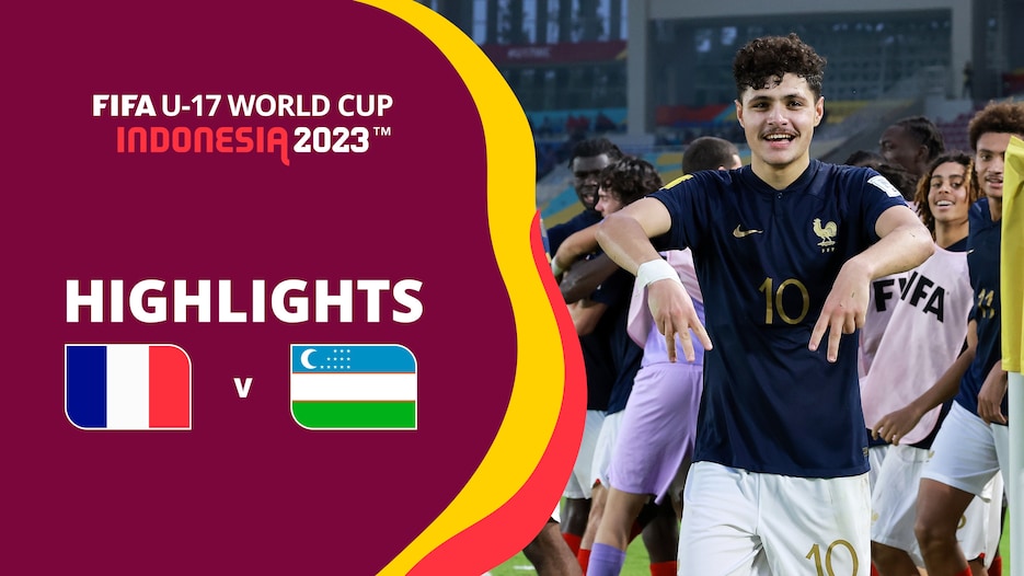 France v Uzbekistan | Quarter-finals | FIFA U-17 World Cup Indonesia 2023™ | Highlights