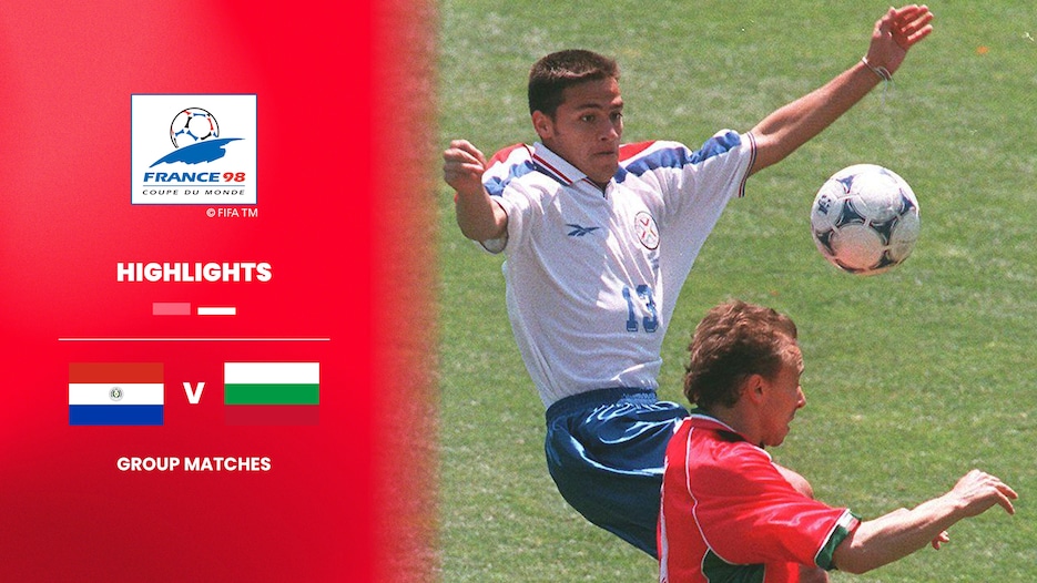 Paraguay - Bulgarie | Groupe D | Coupe du Monde de la FIFA, France 1998™ | Résumé vidéo