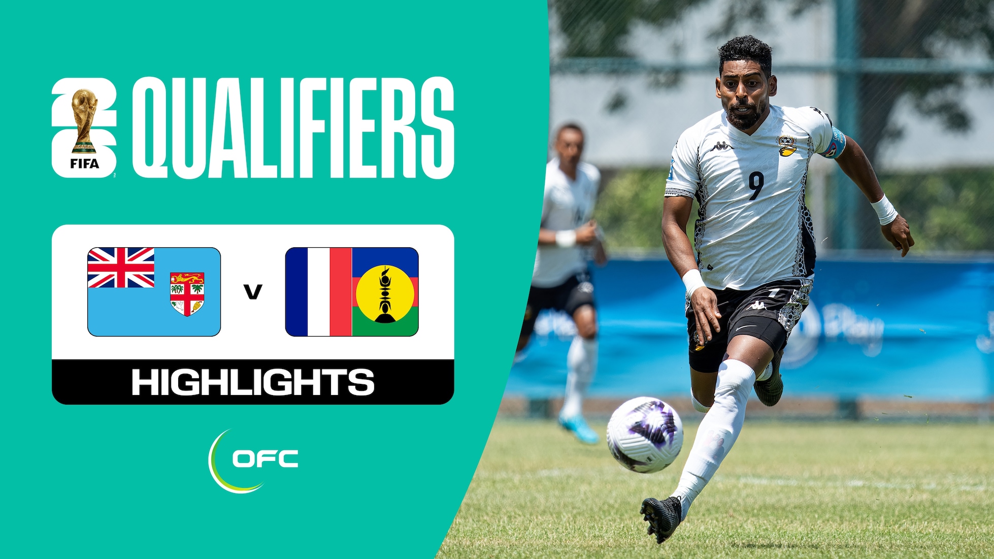 Fiji v New Caledonia | Group A | Second Round | OFC Qualifiers | FIFA World Cup 26™ | Highlights