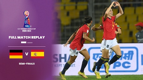 Deutschland - Spanien | Halbfinale | FIFA U-17-Frauen-Weltmeisterschaft Indien 2022™ | Spiel in voller Länge
