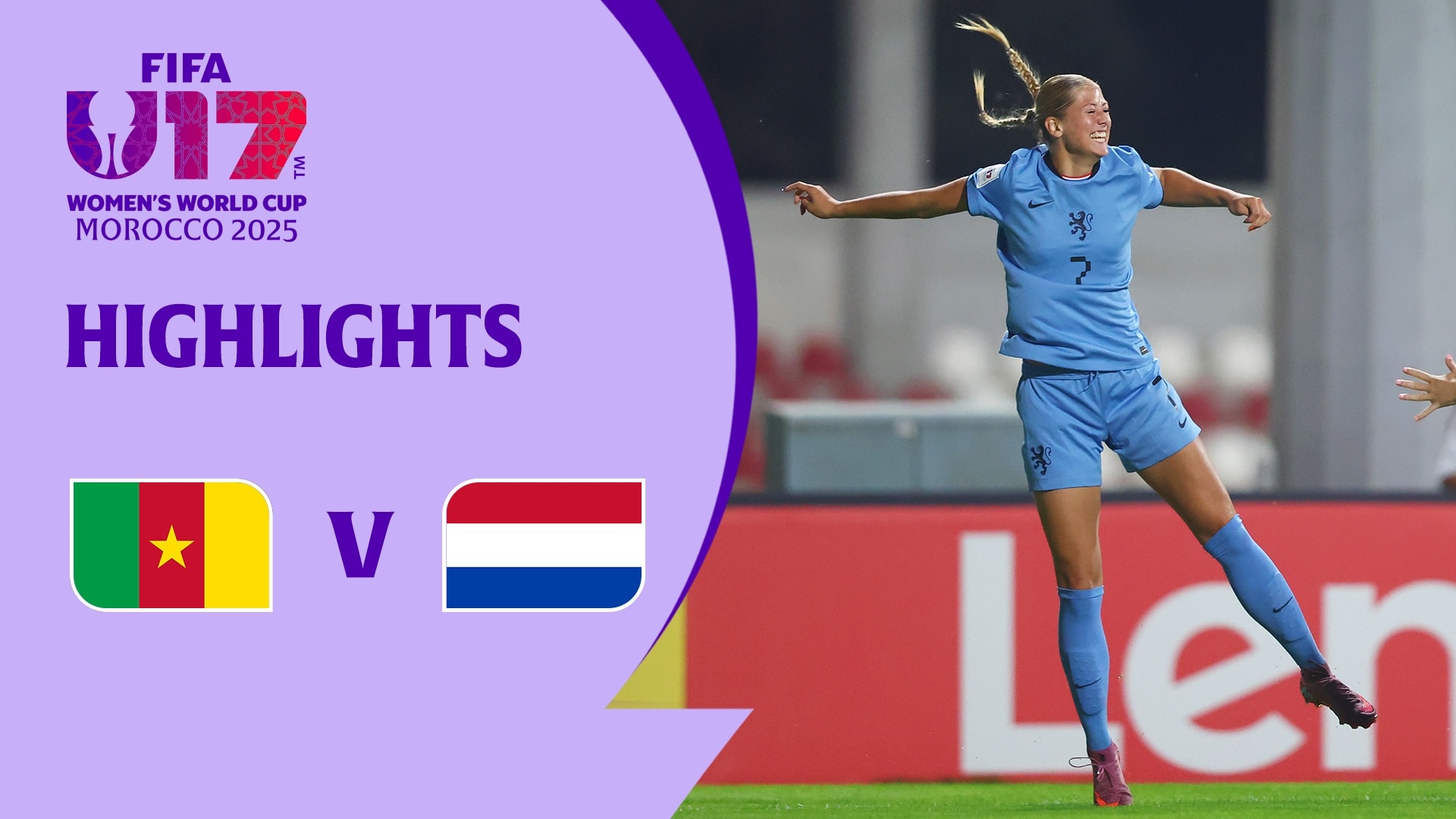 Camerún vs Países Bajos | Grupo B | Copa Mundial Femenina Sub-17 de la FIFA Marruecos 2025™ | Highlights