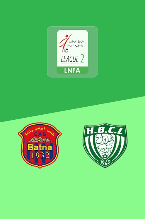 CA Batna - HB Chelghoum Laïd | Ligue 2 2025/26 | Match completo
