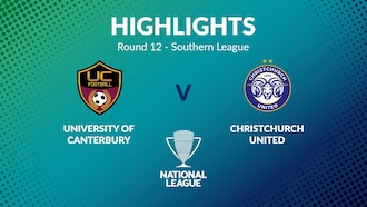  University of Canterbury vs Christchurch United | Jornada 12 | Southern League | Men's National League Regional Phase | Highlights
