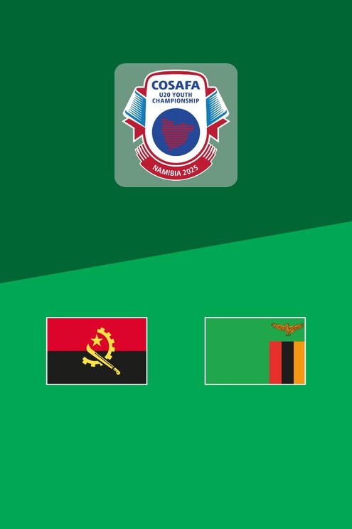 Angola vs Zambia | Partido por el tercer puesto | COSAFA U-20 Youth Championship 2025 | Partido completo