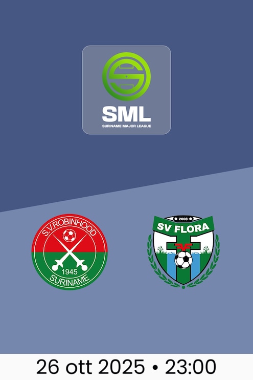 Robinhood - Flora | Suriname Major League 2025/26