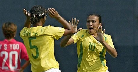 Marta Goal 14' | Brazil v Korea Republic | FIFA Women's World Cup USA 2003™