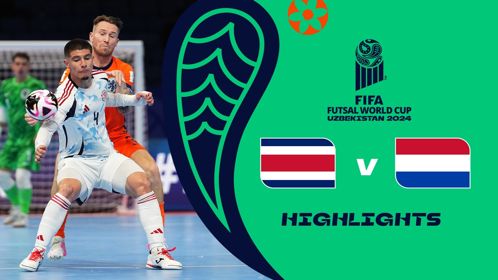 Costa Rica v Netherlands | Group A | FIFA Futsal World Cup Uzbekistan 2024™ | Highlights