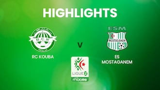 RC Kouba - ES Mostaganem | Ligue 2 | Algerien | Highlights