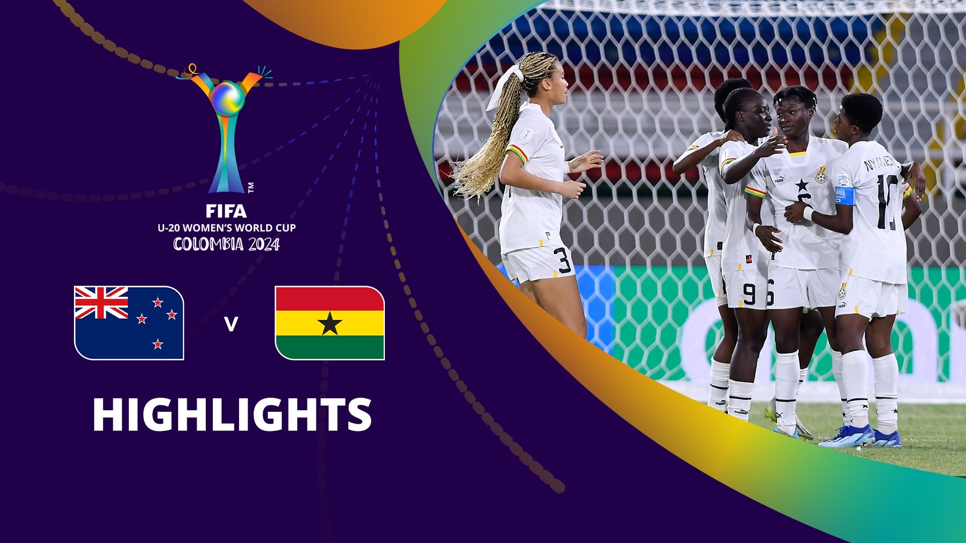 New Zealand v Ghana | Group E | FIFA U-20 Women's World Cup Colombia 2024™ | Highlights