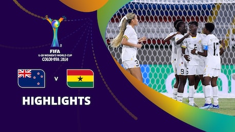 Nouvelle-Zélande - Ghana | Groupe E | Coupe du Monde Féminine U-20 de la FIFA, Colombie 2024™ | Résumé vidéo