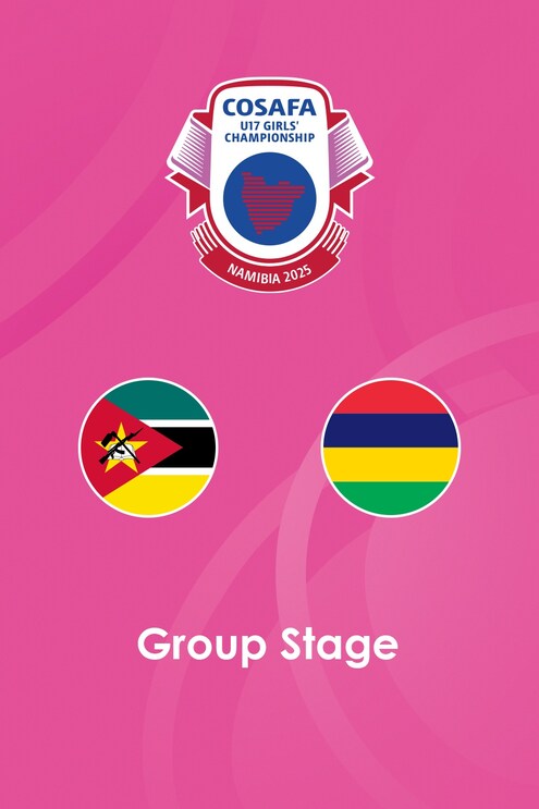 Mozambique vs Mauricio | Fase de grupos | COSAFA U-17 Girls' Championship 2025 | Partido completo