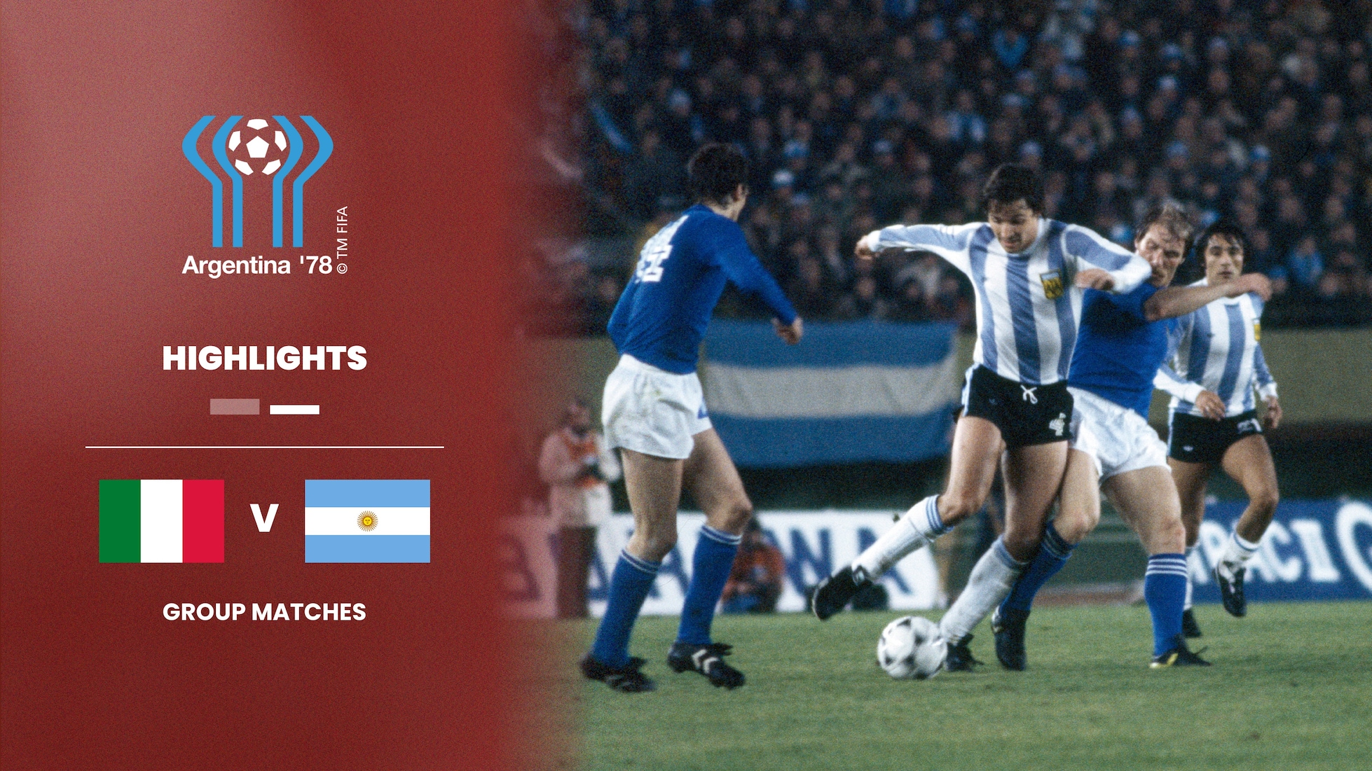 Italien - Argentinien | Gruppe 1 | FIFA Fussball-Weltmeisterschaft Argentinien 1978™ | Highlights