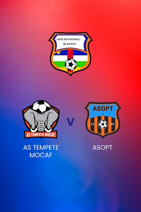 AS Tempete Mocaf x ASOPT | Ligue de Bangui | Central African Republic | Jogo completo