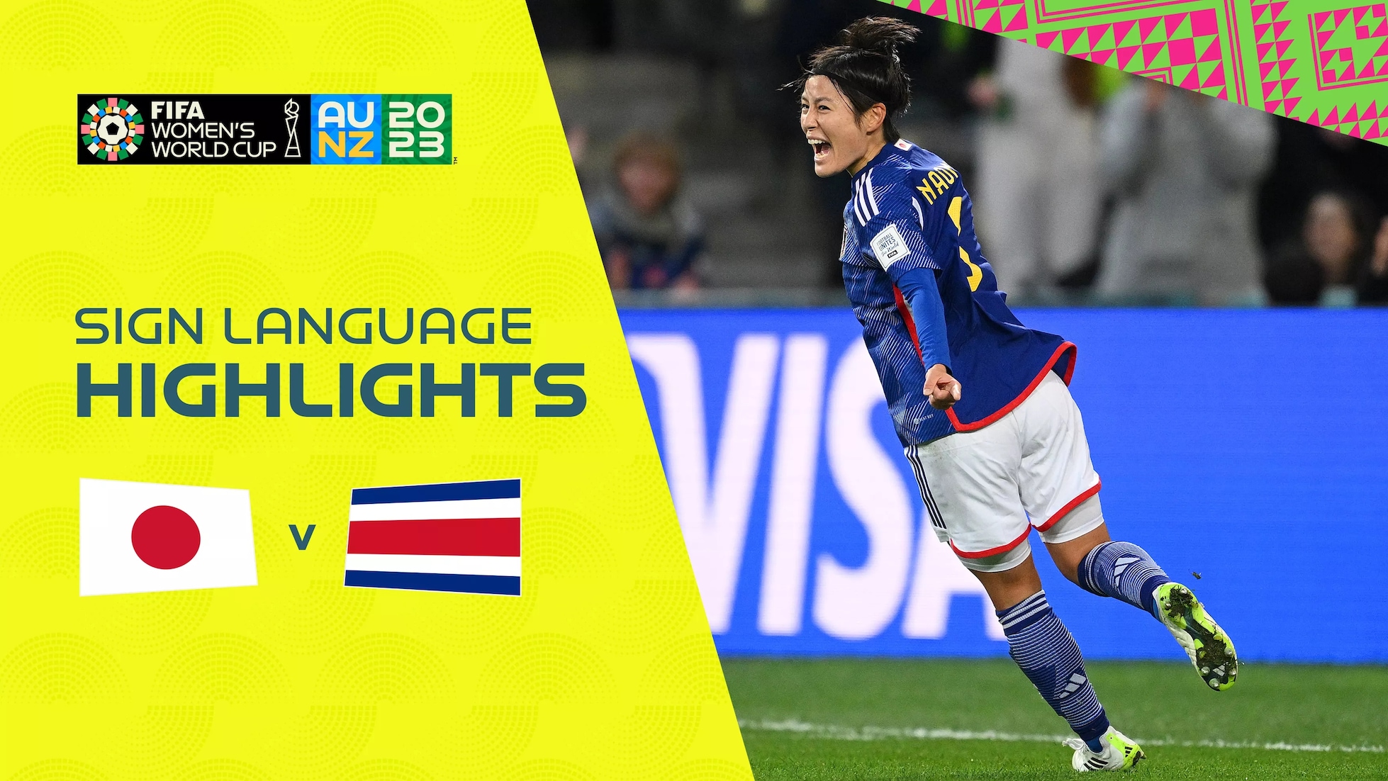Giappone - Costa Rica | Gruppo C | Coppa del Mondo femminile FIFA Australia & Nuova Zelanda 2023 | Highlights (Lingua dei segni)