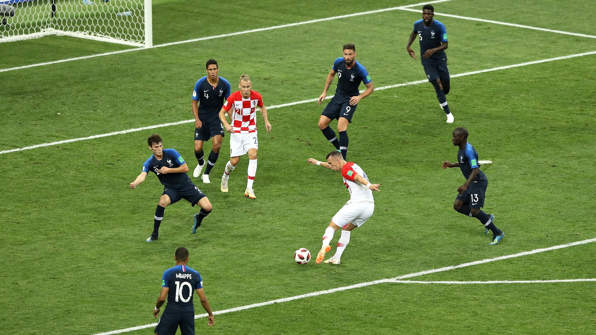 Gol de Ivan Perisic 28' | Francia vs Croacia | Copa Mundial de la FIFA Rusia 2018™