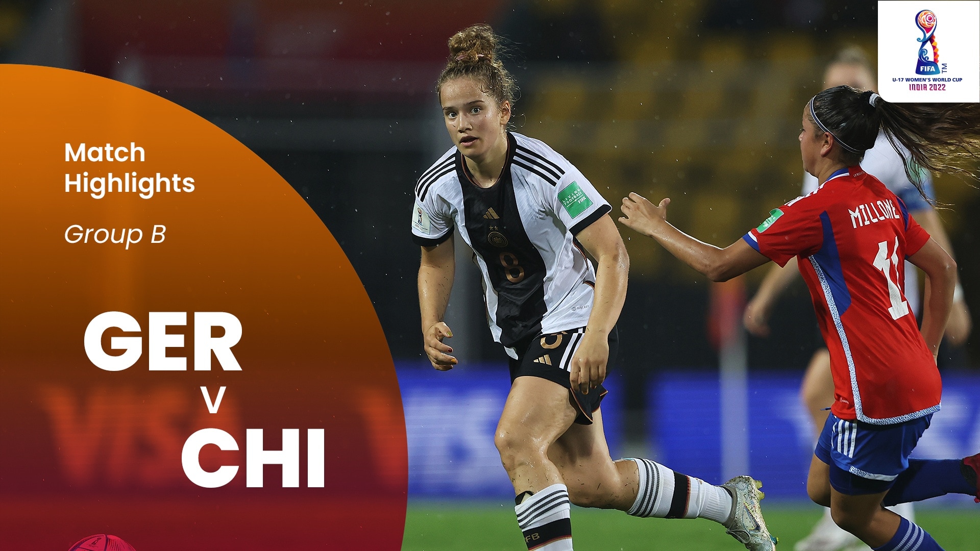 Alemanha x Chile | Grupo B | Copa do Mundo FIFA Feminina Sub-17 de 2022, na Índia | Melhores momentos