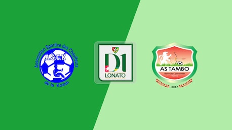 ASCK vs AS Tambo | D1 Lonato 2025/26 | Partido completo