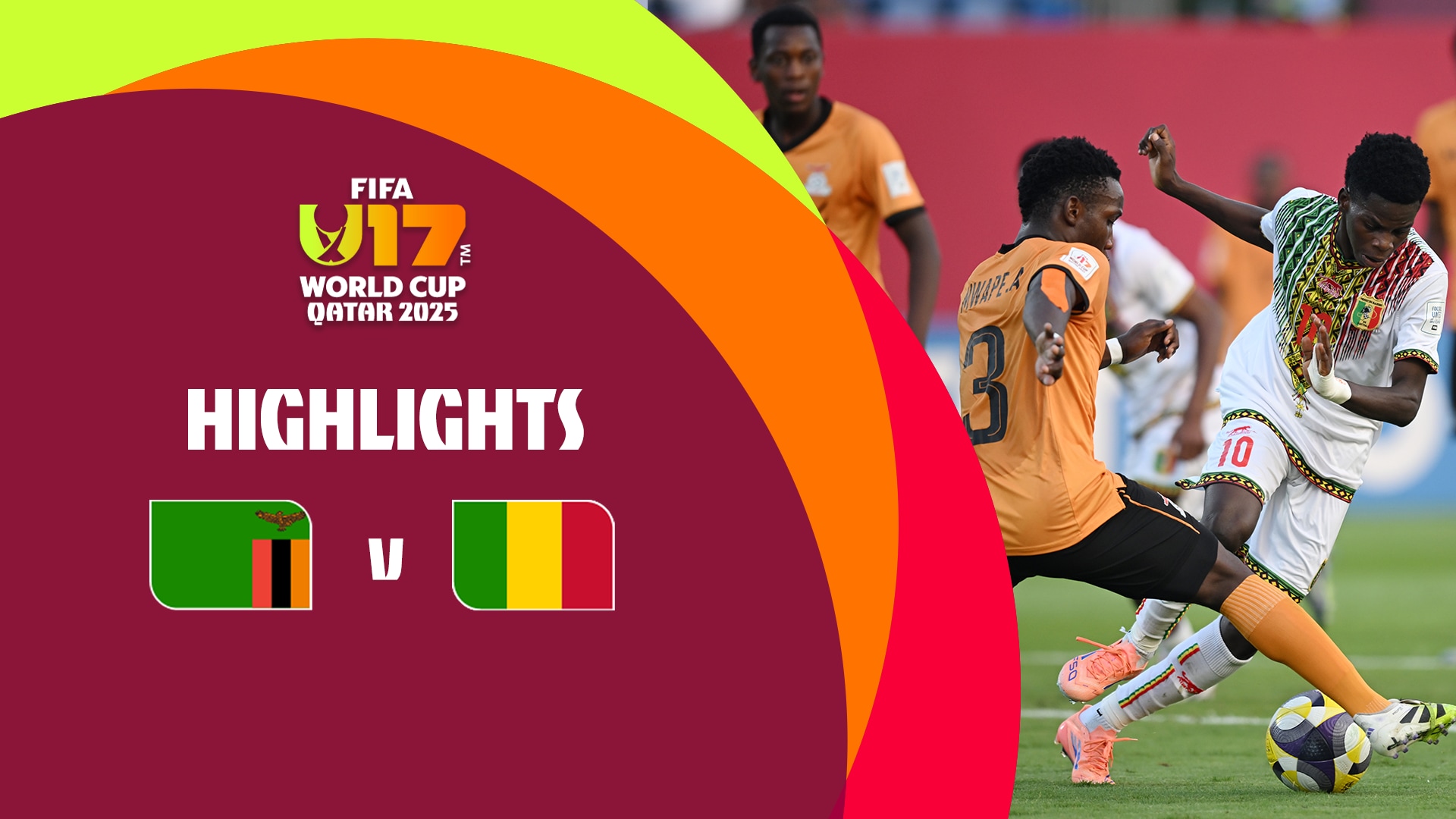Zambie - Mali | Coupe du Monde U-17 de la FIFA, Qatar 2025™ | Résumé vidéo