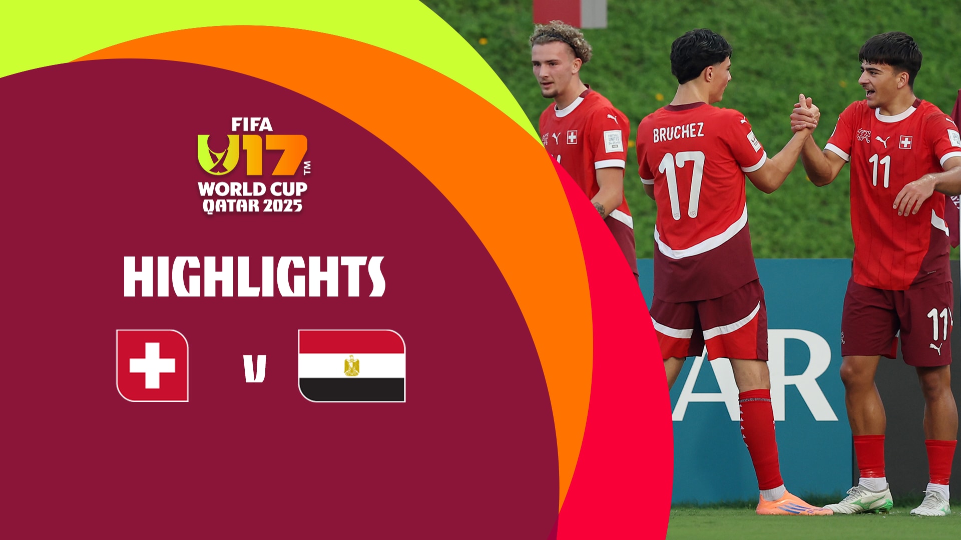 Schweiz - Ägypten | FIFA U-17-Weltmeisterschaft Katar 2025™ | Highlights
